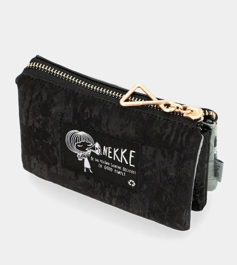Anekke Nature Woods Triple Compartment Coin Purse Best
