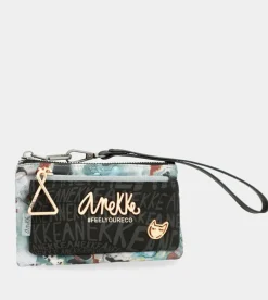 Anekke Nature Woods Wallet Purse With Hand Strap Store