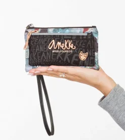 Anekke Nature Woods Wallet Purse With Hand Strap Store