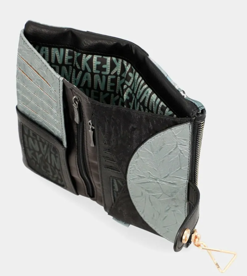 Anekke Nature Woods Wallet With Removable Card Holder Clearance