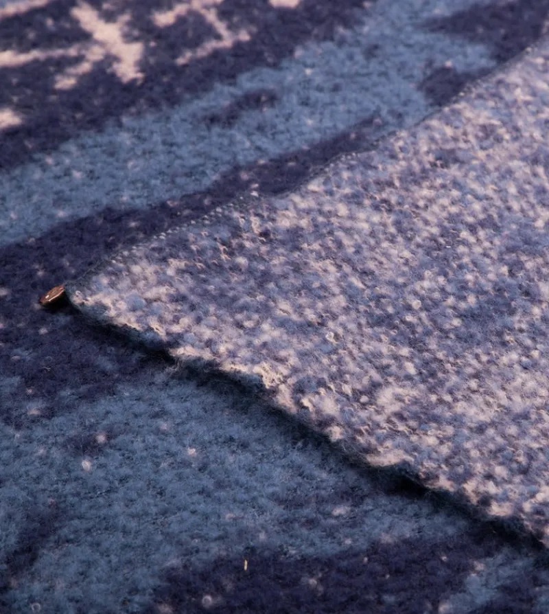 Anekke Navy Blue Contemporary Scarf. Discount