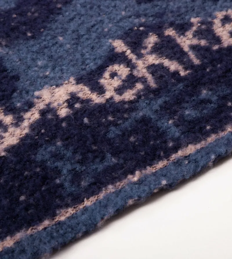 Anekke Navy Blue Contemporary Scarf. Discount