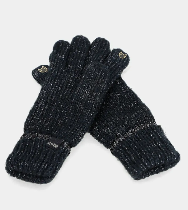 Anekke Navy Blue Logomania Gloves. Flash Sale