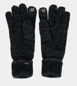 Anekke Navy Blue Logomania Gloves. Flash Sale