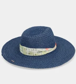 Anekke Navy Blue Raffia Hat Online