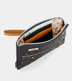 Anekke Navy Blue Rfid Wallet Nature Pachamama New
