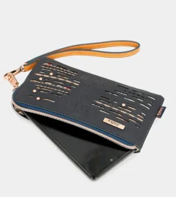 Anekke Navy Blue Rfid Wallet Nature Pachamama New