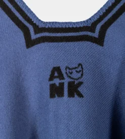 Anekke Navy Blue Shodo Poncho Clearance