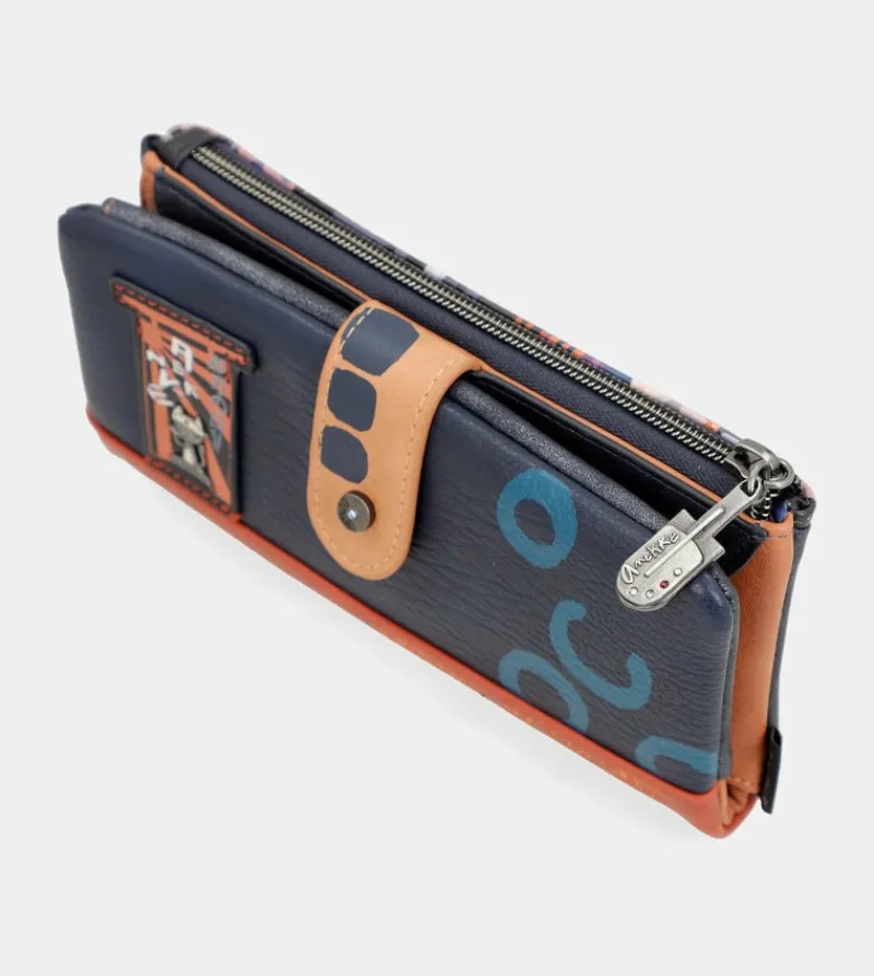 Anekke Origami Large Flexible Rfid Wallet Hot
