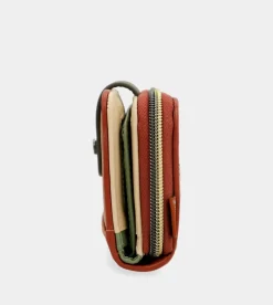 Anekke Peace & Love Camel Medium Rfid Wallet Hot