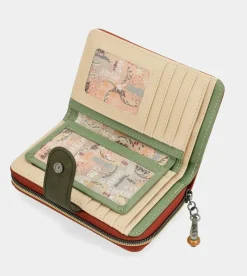 Anekke Peace & Love Camel Medium Rfid Wallet Hot