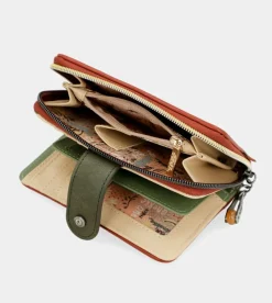 Anekke Peace & Love Camel Medium Rfid Wallet Hot
