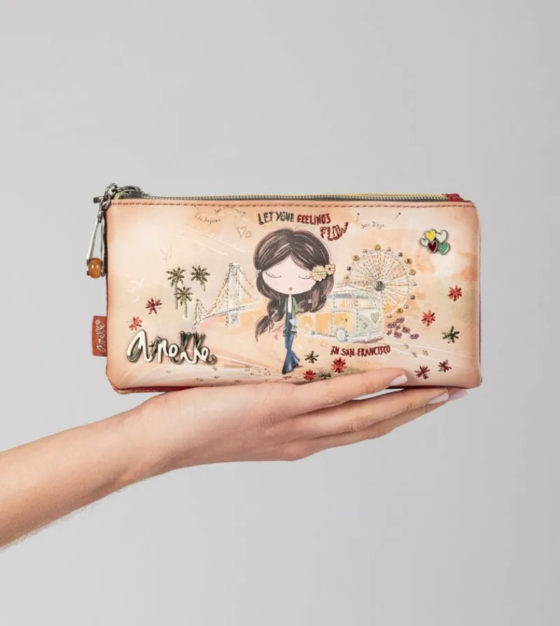 Anekke Peace & Love Camel Pencil Case Outlet