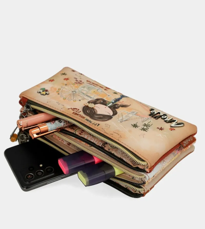Anekke Peace & Love Camel Pencil Case Outlet
