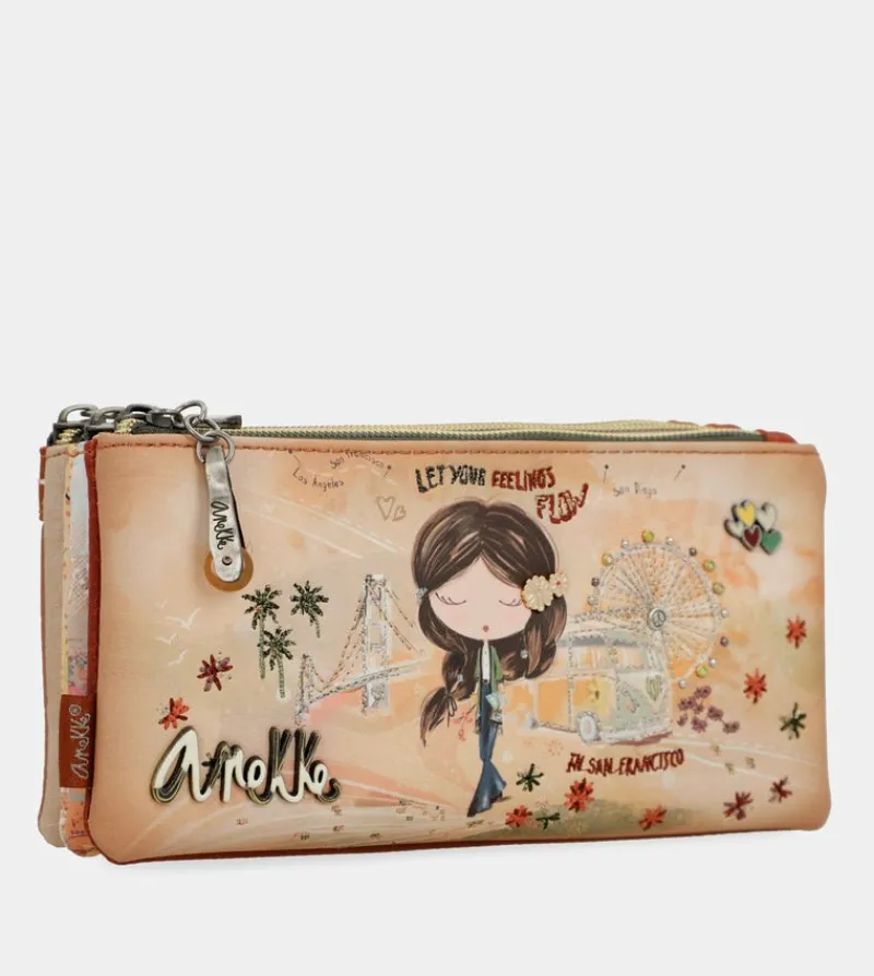 Anekke Peace & Love Camel Pencil Case Outlet