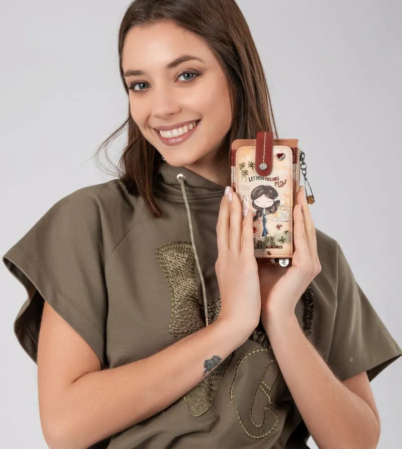 Anekke Peace & Love Camel Rfid Card Holder Shop