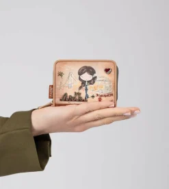Anekke Peace & Love Camel Rfid Wallet Hot
