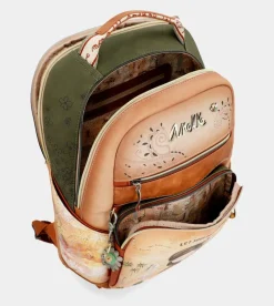 Anekke Peace & Love Camel School Backpack Best Sale
