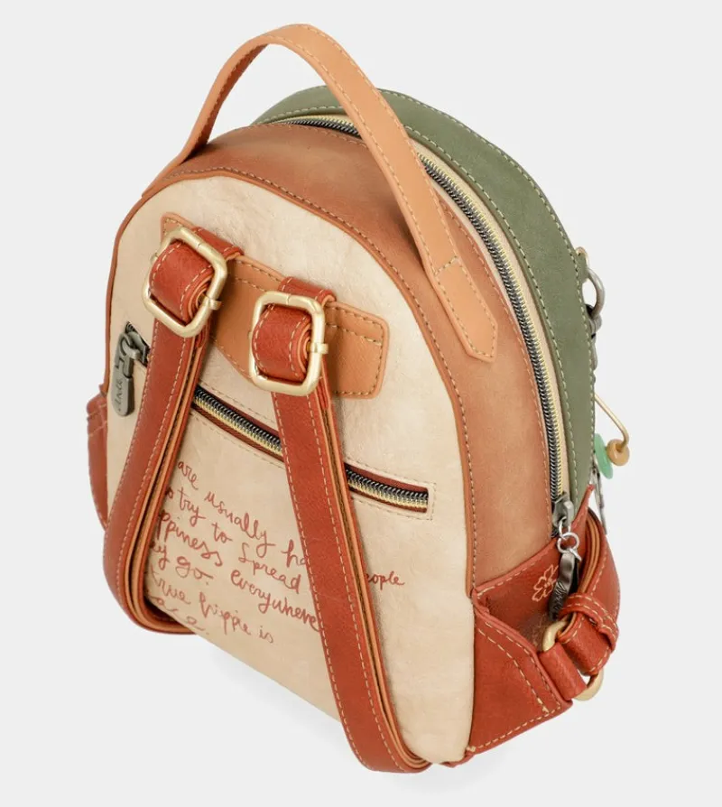 Anekke Peace & Love Camel Small Backpack Online