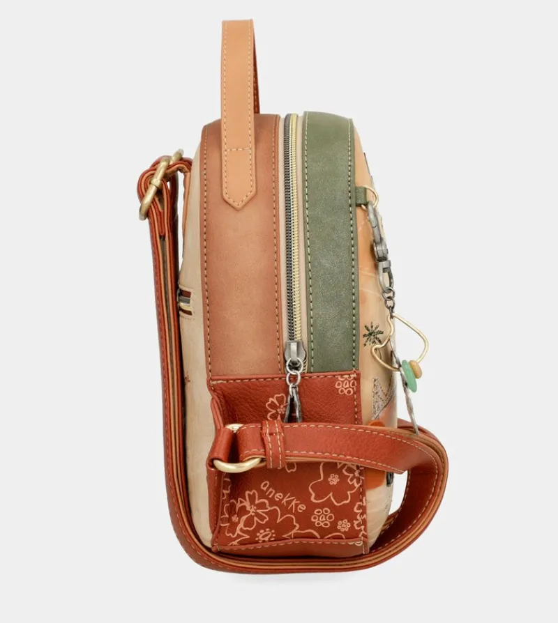 Anekke Peace & Love Camel Small Backpack Online