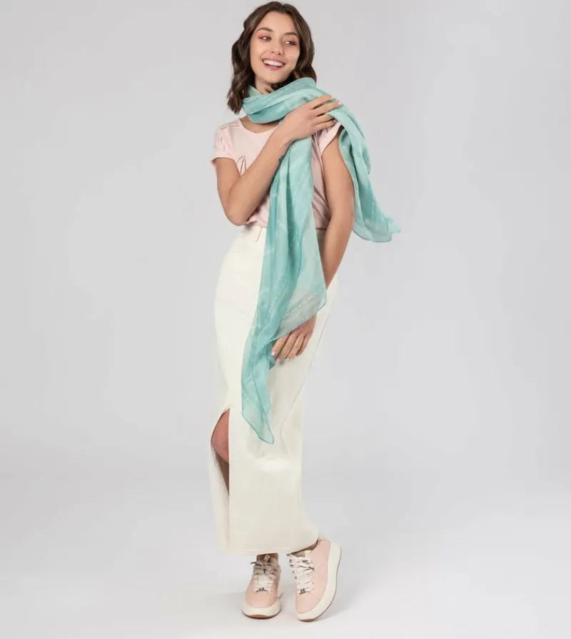 Anekke Peace & Love Green Scarf Sale