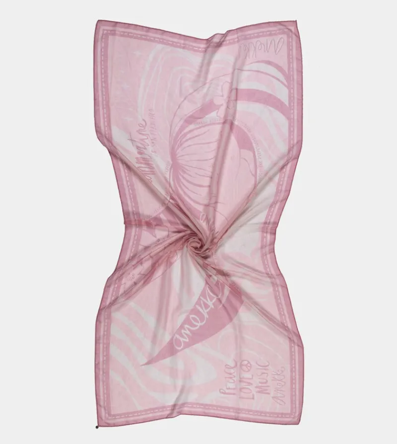 Anekke Peace & Love Nude Scarf New