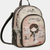 Anekke Peace & Love Pink Medium Backpack Sale