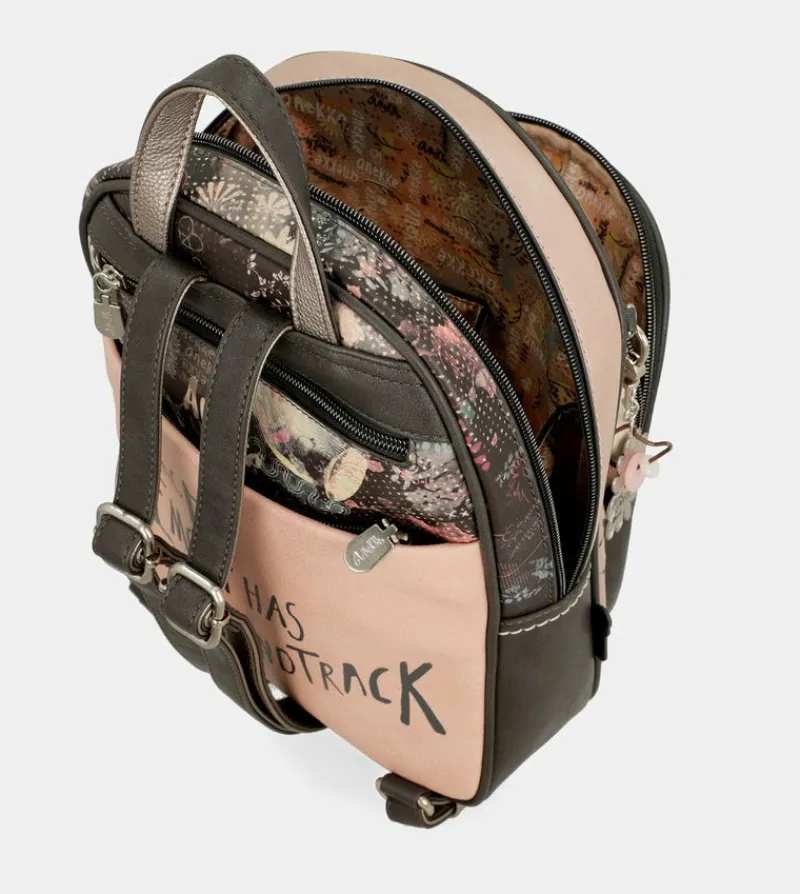 Anekke Peace & Love Pink Medium Backpack Sale