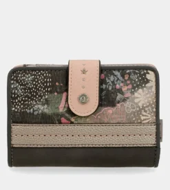 Anekke Peace & Love Pink Medium Rfid Wallet Store