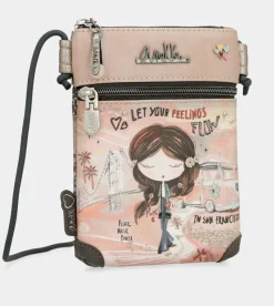 Anekke Peace & Love Pink Mini Crossbody Bag Shop
