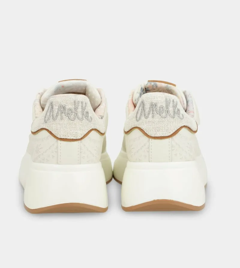 Anekke Peace & Love White Sneakers Flash Sale