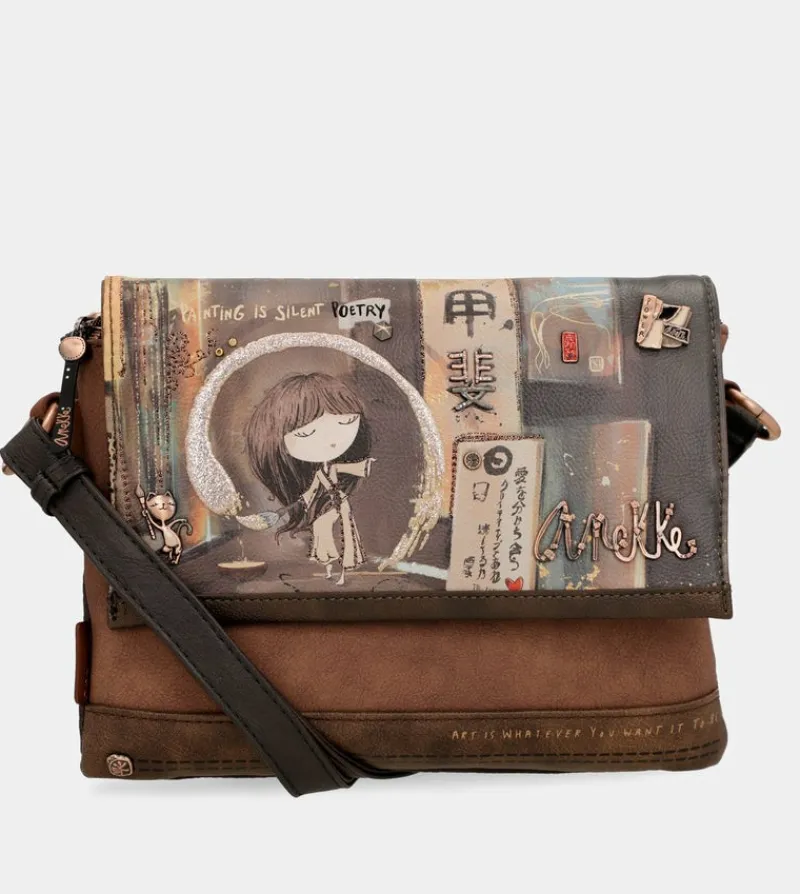 Anekke Shoen 3 Compartment Flap Bag Best