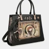Anekke Shoen Black Tote With Shoulder Strap Store
