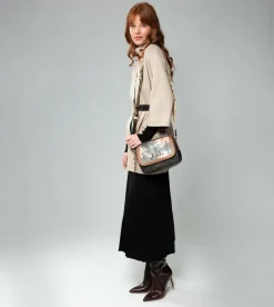 Anekke Shoen Brush 3 Compartment Shoulder Bag Cheap