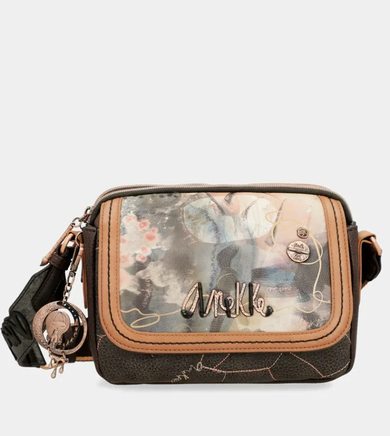 Anekke Shoen Brush 3 Compartment Shoulder Bag Cheap