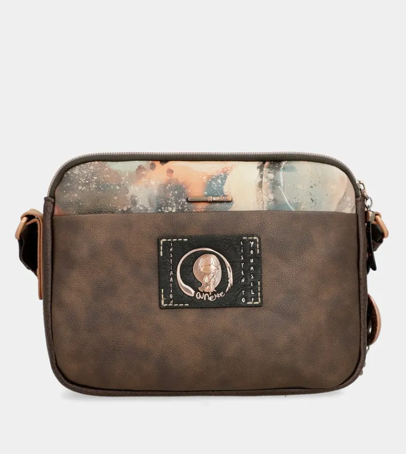 Anekke Shoen Brush 3 Compartment Shoulder Bag Cheap