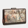 Anekke Shoen Brush Medium Rfid Wallet Cheap