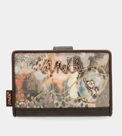 Anekke Shoen Brush Medium Rfid Wallet Cheap