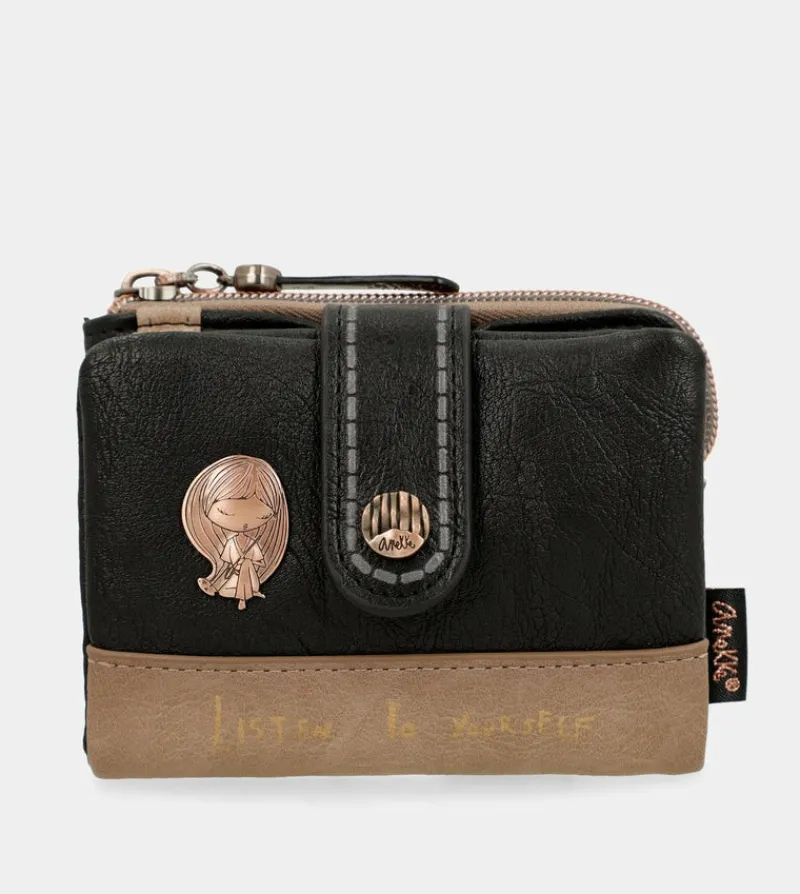 Anekke Shoen Brush Small Flexible Wallet Best