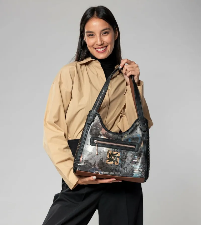 Anekke Shoen 2-Handle Shoulder Bag Hot