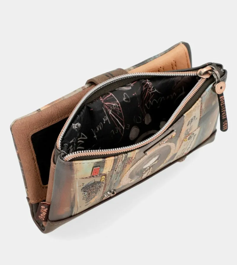 Anekke Shoen Large Flexible Rfid Wallet Store
