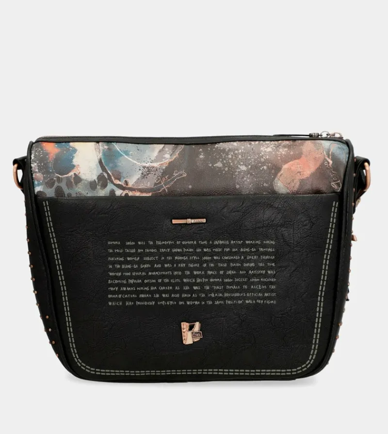 Anekke Shoen Large Shoulder Bag With Pockets Flash Sale
