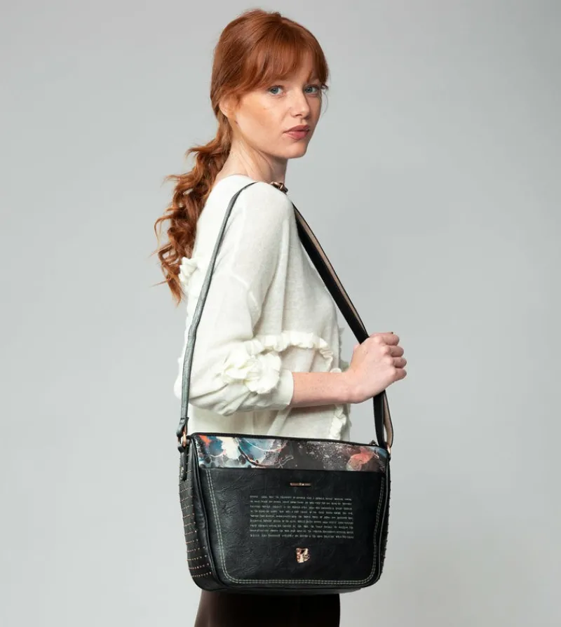 Anekke Shoen Large Shoulder Bag With Pockets Flash Sale