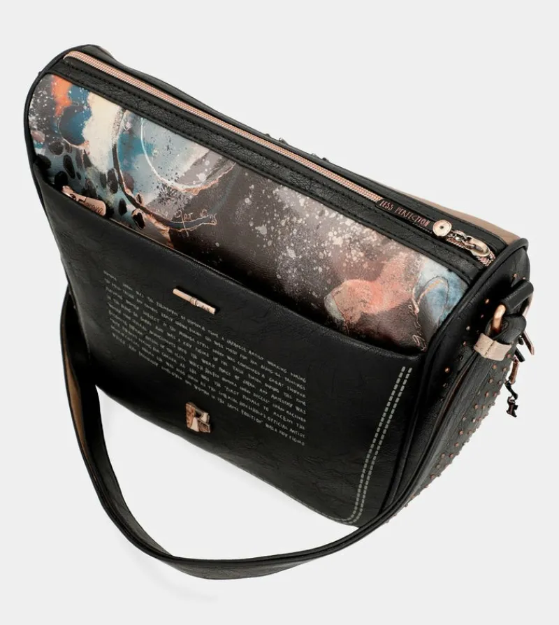 Anekke Shoen Large Shoulder Bag With Pockets Flash Sale