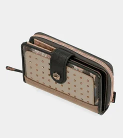Anekke Shoen Medium Black Rfid Wallet Best Sale