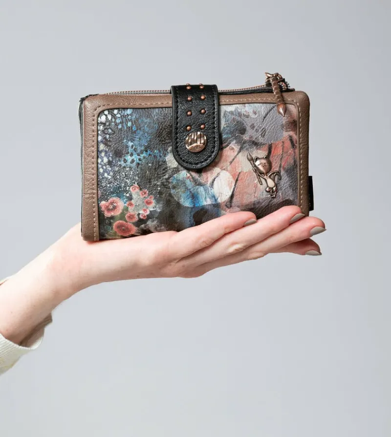 Anekke Shoen Medium Flexible Rfid Wallet Clearance