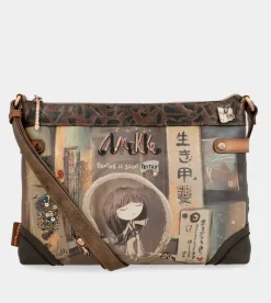 Anekke Shoen Mini Double Compartment Shoulder Bag Cheap