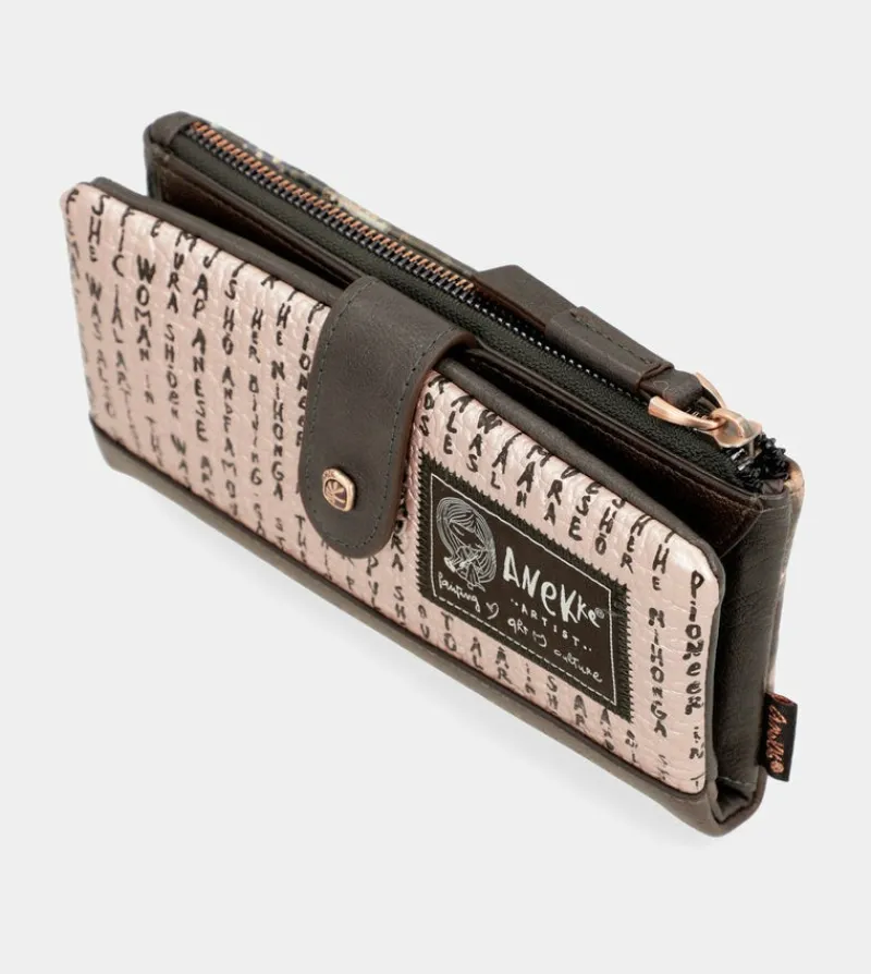 Anekke Shoen Padded Flexible Rfid Wallet Fashion