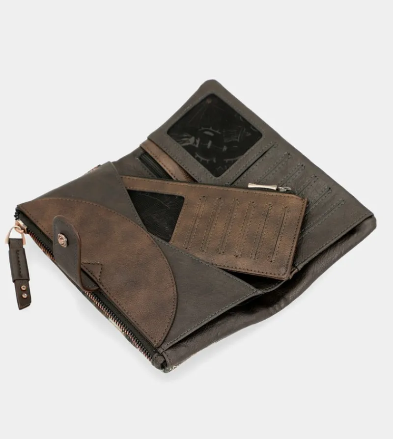 Anekke Shoen Padded Flexible Rfid Wallet Fashion