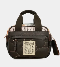 Anekke Shoen Padded 2-Handle Shoulder Bag With Shoulder Strap Fashion